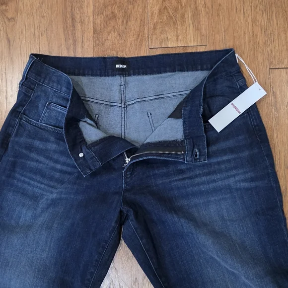 NWT Hudson Byron Slim Straight Zip Fly Stretch Denim Jeans in Lambert Blue. 40 - Picture 7 of 12